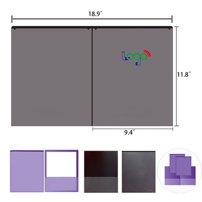 A4 PP Document Folder with Double Pockets