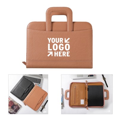 Business Leather Portfolio Folder